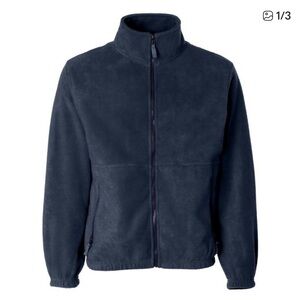 Sierra Pacific Fleece Full-Zip Jacket Navy Mens XXL